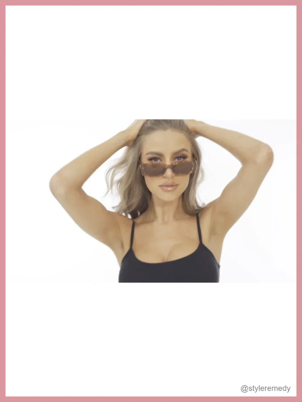 Rectangular Retro Driving Sunglasses with UV400 Protection